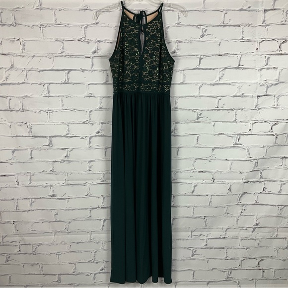 Night Way Lace Bodice Prom Dress, Size 8 - Picture 10 of 14